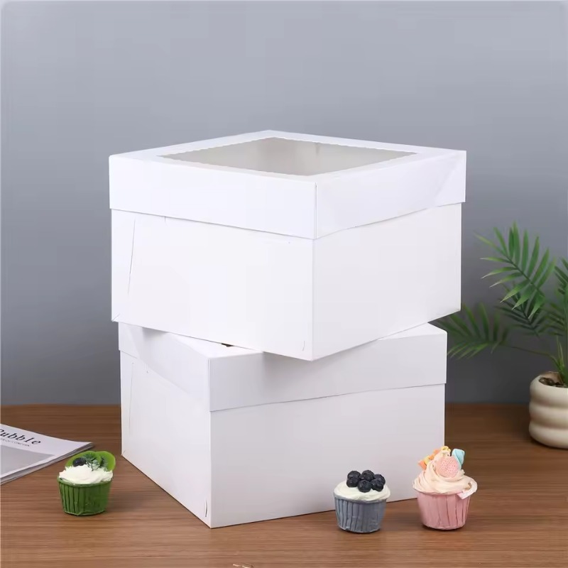 Wedding Supply.Box - Pudełka na ciasto jednorazowe białe z