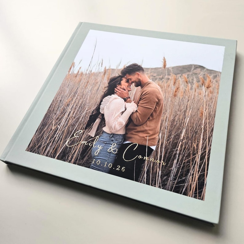 Personalized Guest Book - Niestandardowa Księga Gości Weselnych z Folią