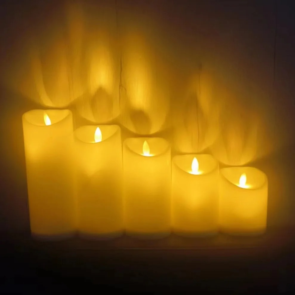 Wedding Power Supply - Elektryczna świeca LED Huśtawka Bezpłomieniowe świece