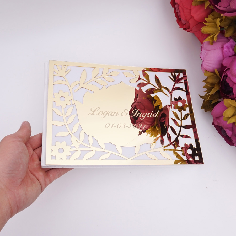 Luksusowa akrystalna księga go – Personalized Guest Book recenzja i cena