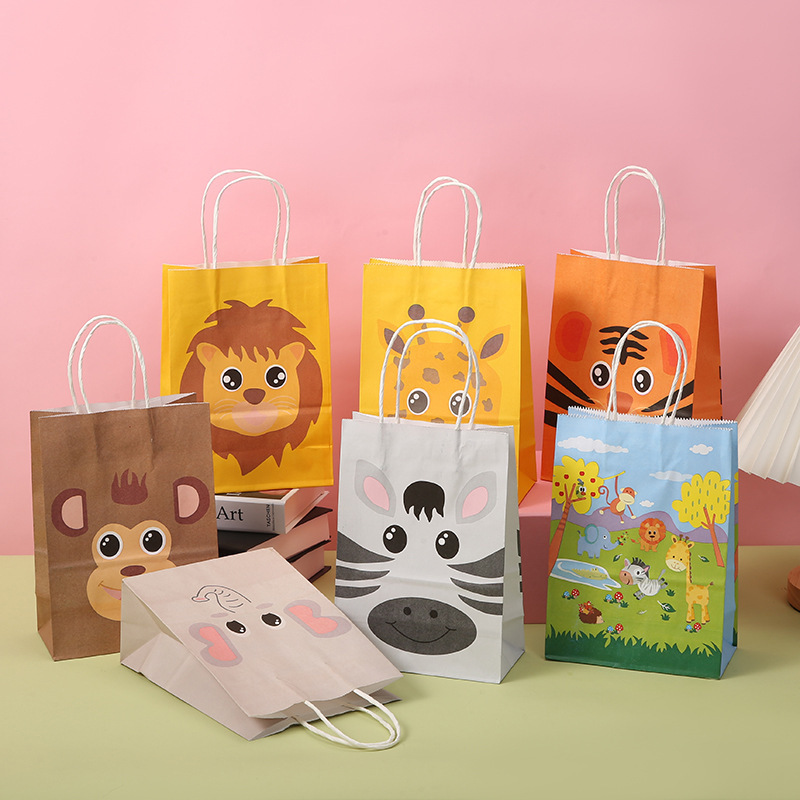 7szt Cute Cartoon Zoo Animals  – Wedding Zoo recenzja i cena