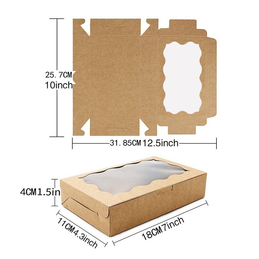10/30/50 szt. Pudełka na ciast – Wedding Supply.Box recenzja i cena