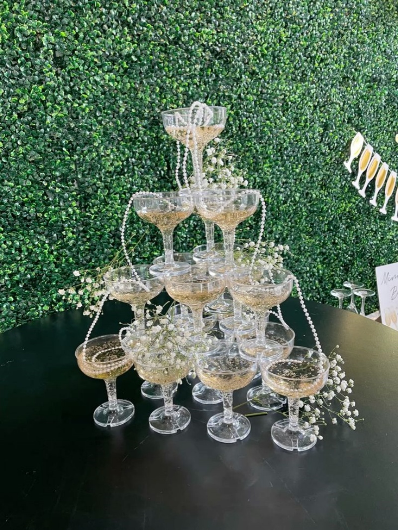 20-60 SZTUK Akrylowe kieliszki – Champagne Tower Set recenzja i cena
