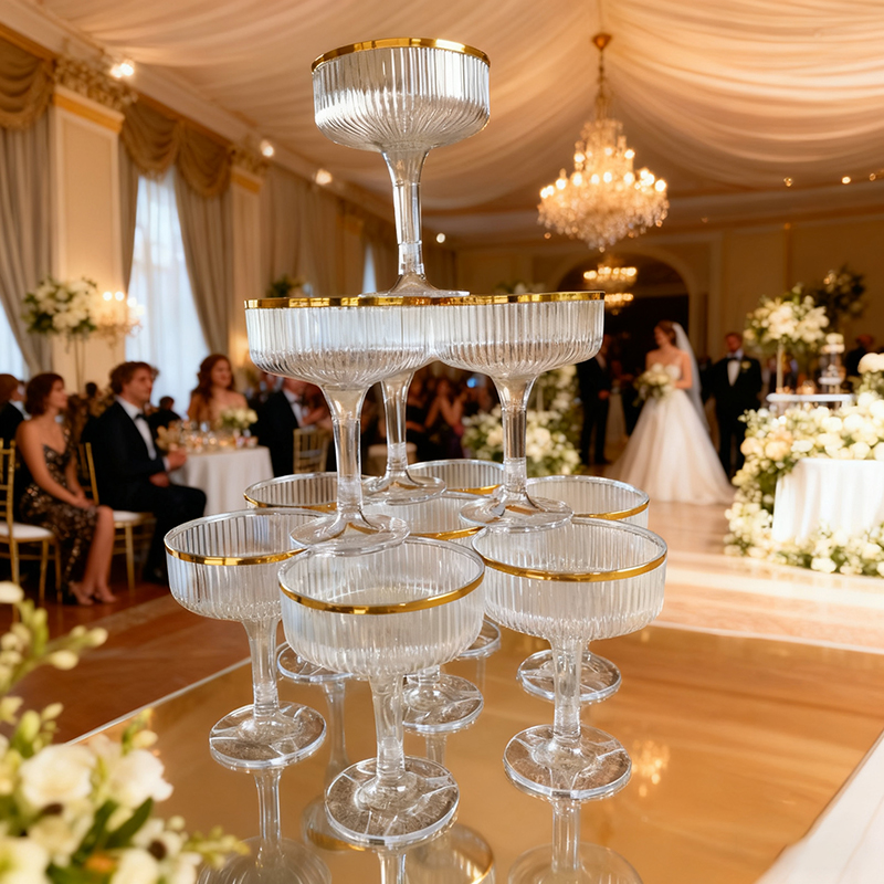 4-6-poziomowy akrylowy wieżowy – Champagne Tower Set recenzja i cena