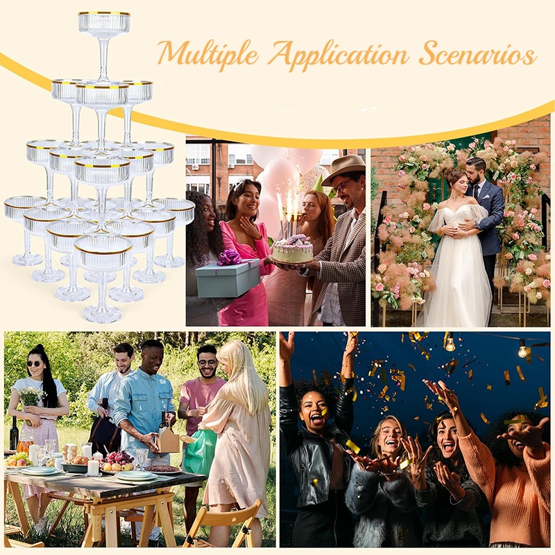 4-6-poziomowy akrylowy wieżowy – Champagne Tower Set recenzja i cena