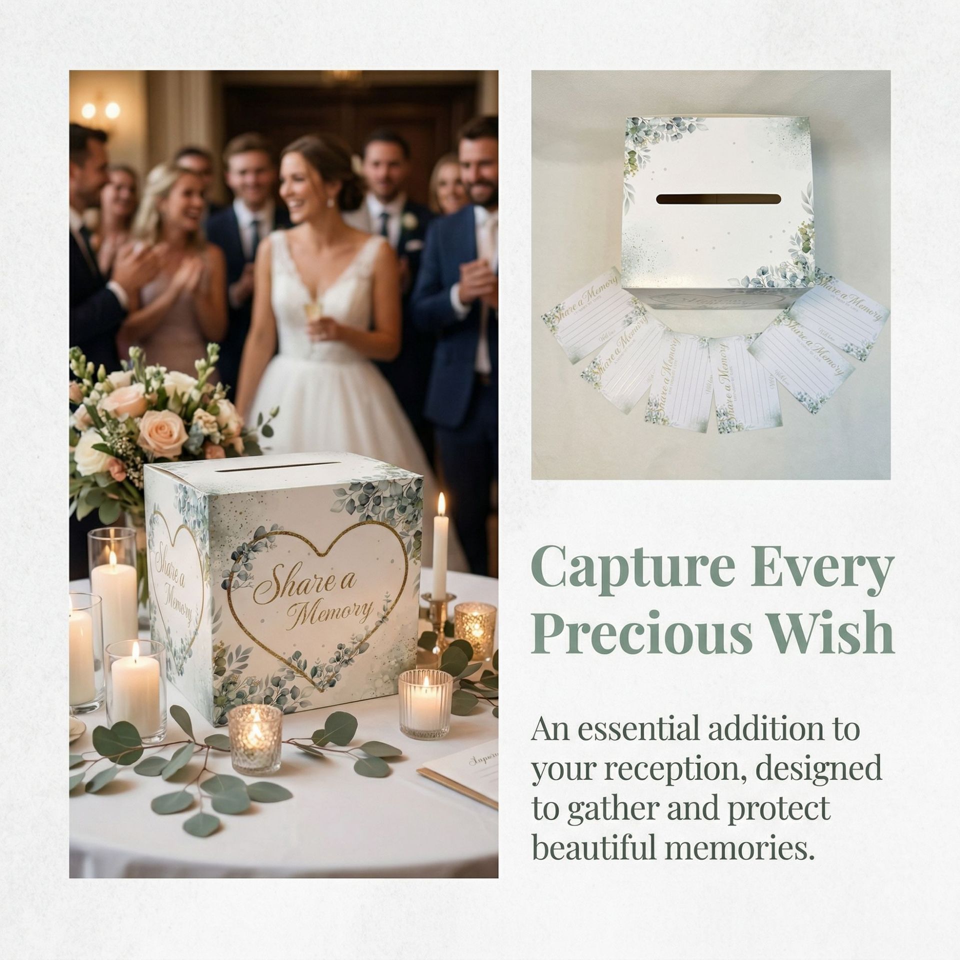 Biała kwiatowa skrzynka na kar – Wedding Supply.Box recenzja i cena