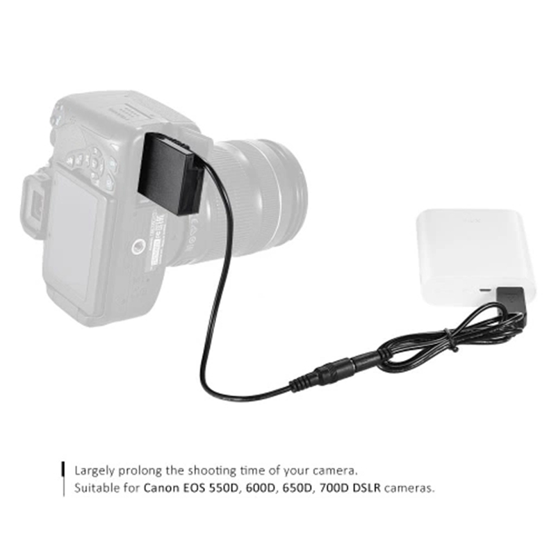 DR-E8 imitacja baterii z zasil – Wedding Power Supply recenzja i cena