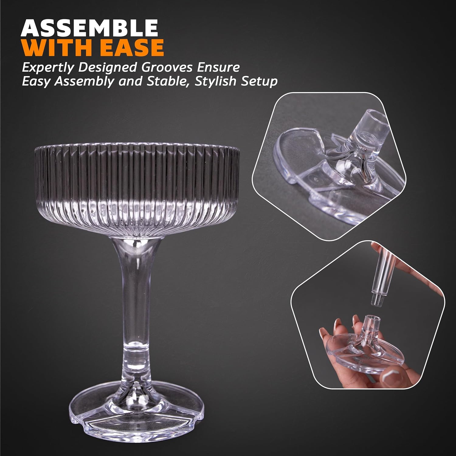 20-60 SZTUK AKRYLOWYCH KIELISZ – Champagne Tower Set recenzja i cena